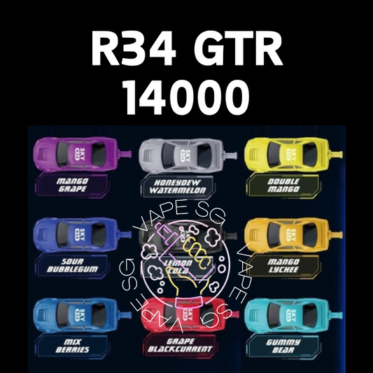 R34 Skyline 14000 disposable vape - sg  vape shop singapore sg