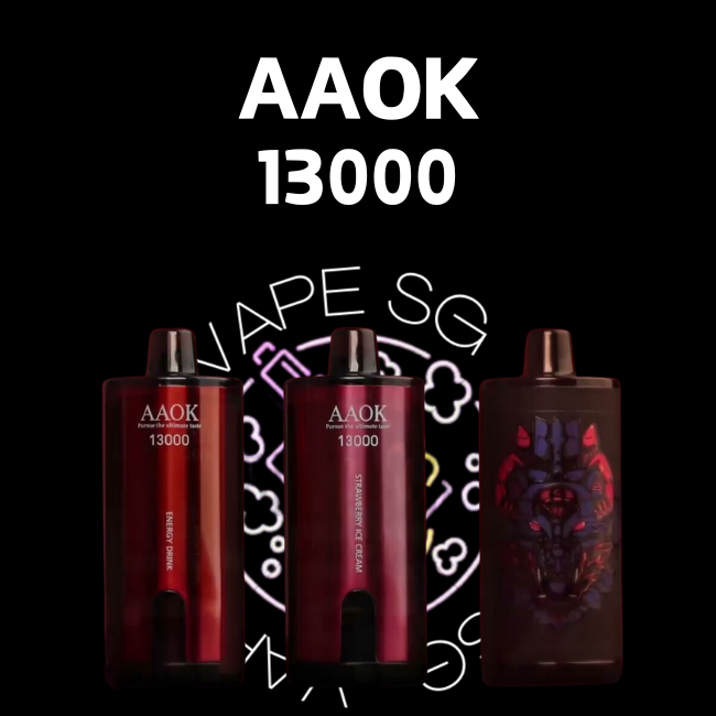 Aaok Evo Air 13000 Disposable Pod - Sg Vape Shop Singapore SG