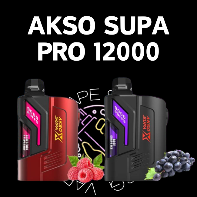 Akso Supa Pro 12000 starter kit - sg vape shop singapore sg