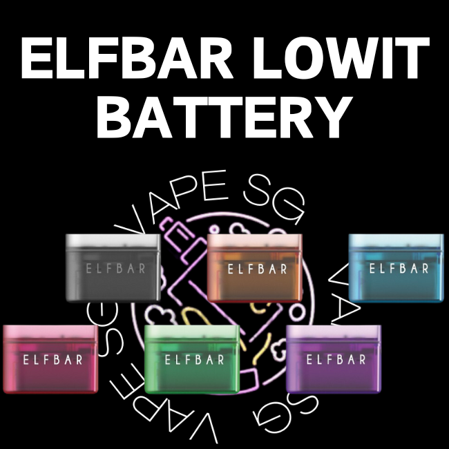 Elfbar Lowit 12000 Battery - Sg vape shop singapore sg