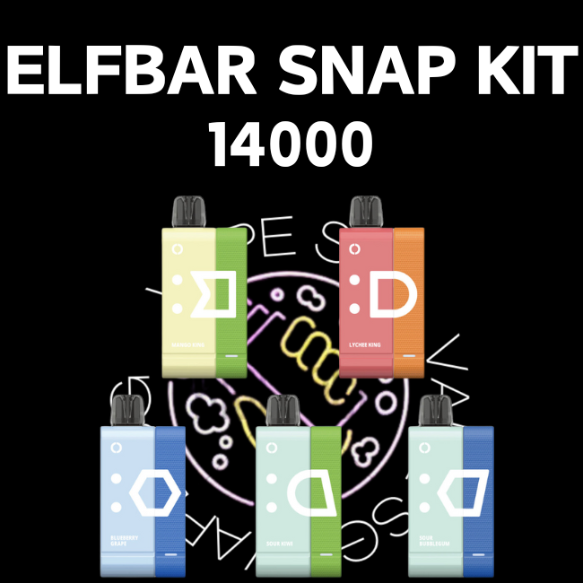 Elfbar Snap Starter Kit 14000 Disposable Pod - Sg Vape Shop Singapore SG