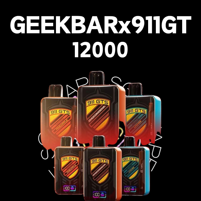 Geekbar x 911 GTS 12000 Disposable Pod - Sg Vape Shop Singapore SG