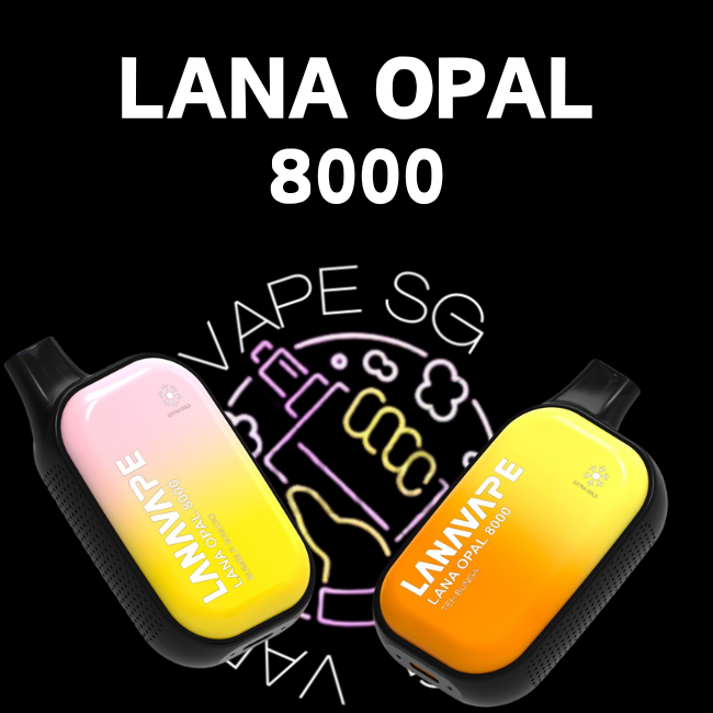 Lana Opal 8000 Disposable Pod - Sg Vape Shop Singapore SG