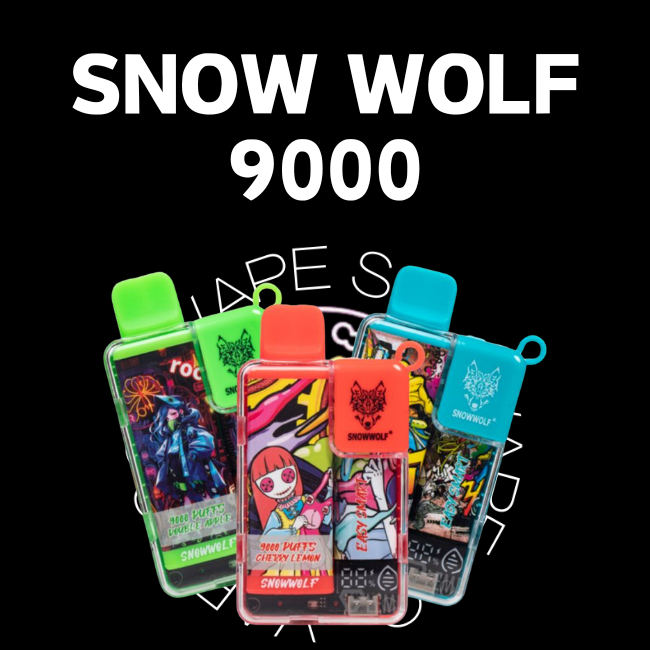 Snow Wolf Easy Smart 9000 Disposable Pod - Sg Vape Shop Singapore SG