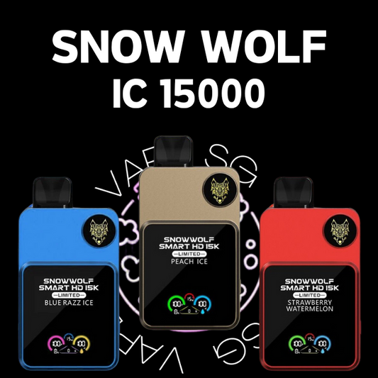 Snow Wolf IC 15000 Disposable Pod - Sg Vape Shop Singapore SG