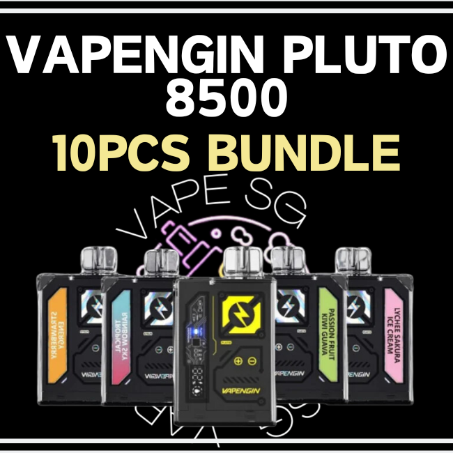 Vapengin Pluto 8500 Disposable (10pcs Bundle) - Sg Vape Shop Singapore SG