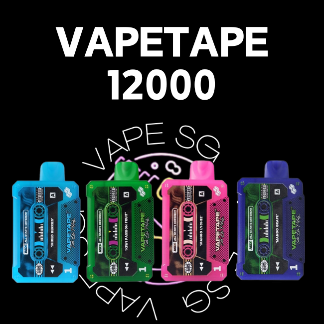 Vapetape 12000 disposable vape - sg vape shop singapore sg