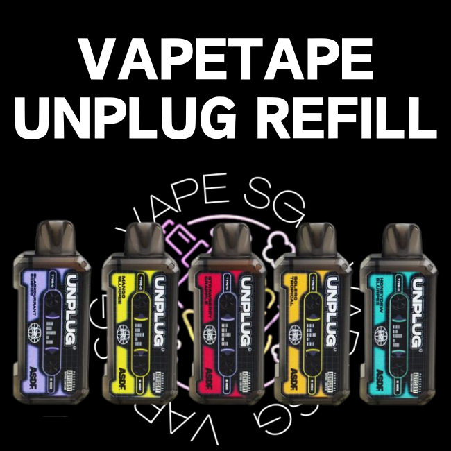 Vapetape unplug pre filled - sg vape shop singapore sg