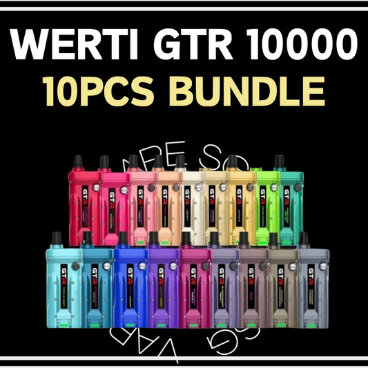 Werti Gtr 10000 Disposable (10pcs Bundle) - Sg Vape Shop Singapore SG